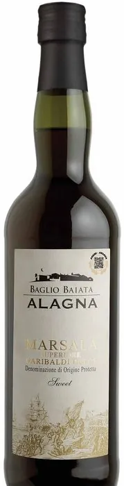 Bottiglia Marsala Superiore Garibaldi Dolce Baglio Baiata Alagna