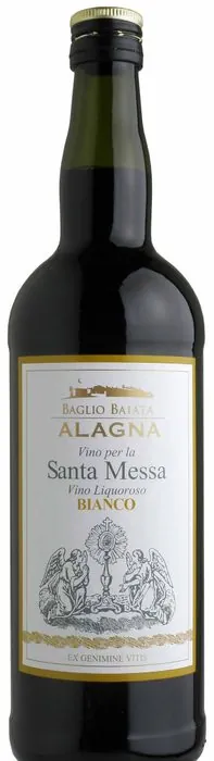 Bottiglia Vino per la S. Messa Bianco Baglio Baiata Alagna