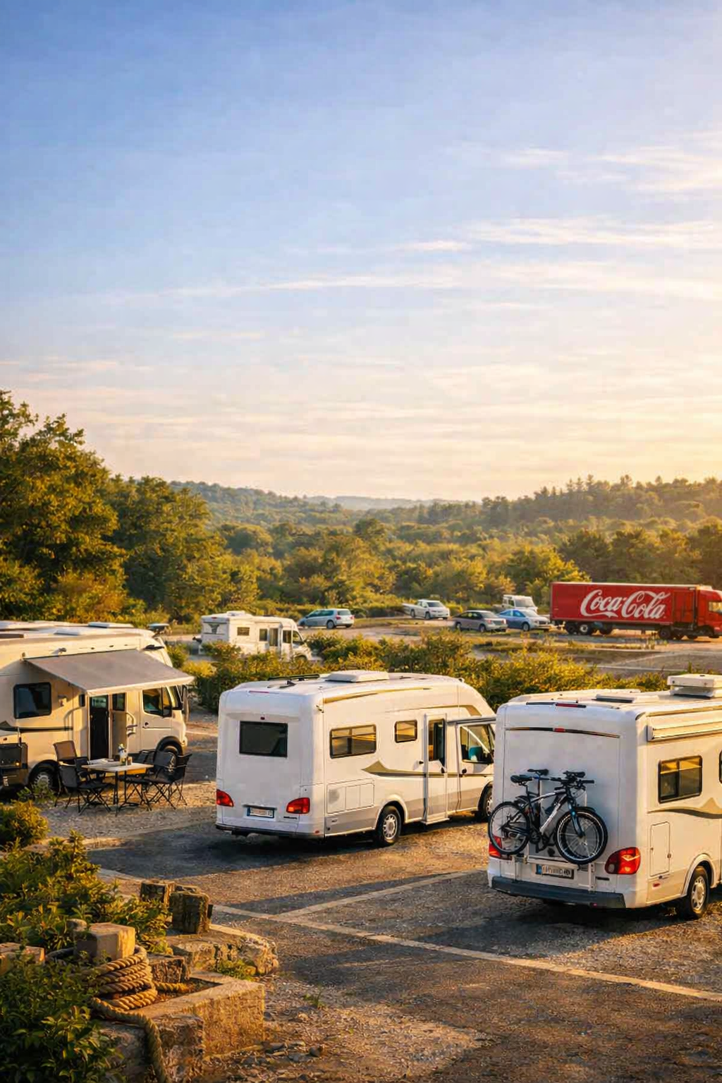 Aree sosta camper e itinerari dedicati