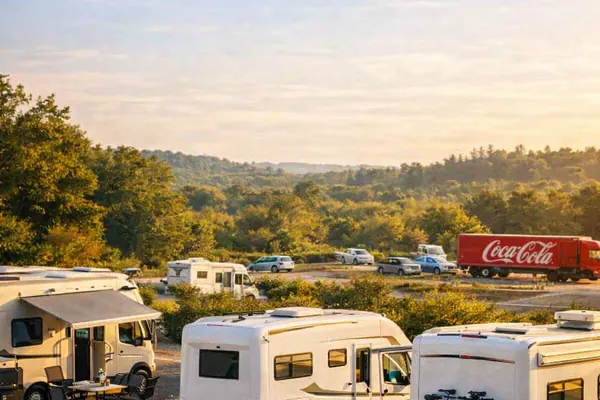 Aree sosta camper e itinerari dedicati