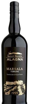 Bottiglia di Marsala Vergine Annata 1999 di Baglio Baiata Alagna