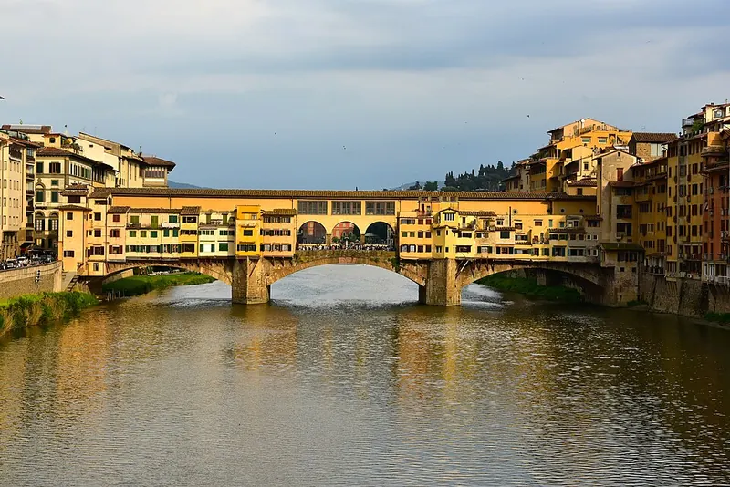Ponte Vecchio sull'Arno a Firenze