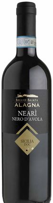 Bottiglia Nearì Nero d'Avola, linea ARI Baglio Baiata Alagna