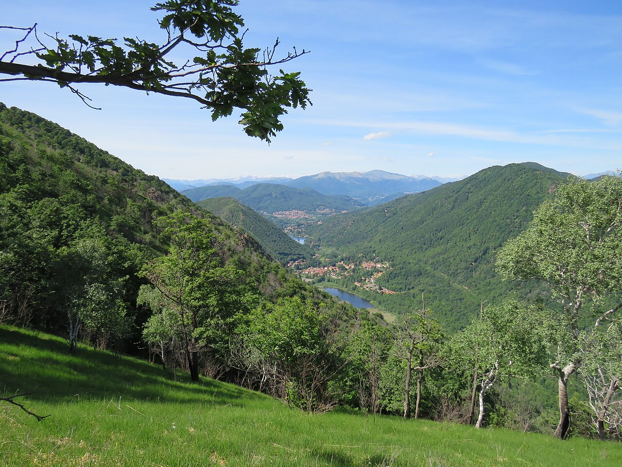 Vista dalla Martica, Parco Regionale Campo dei Fiori