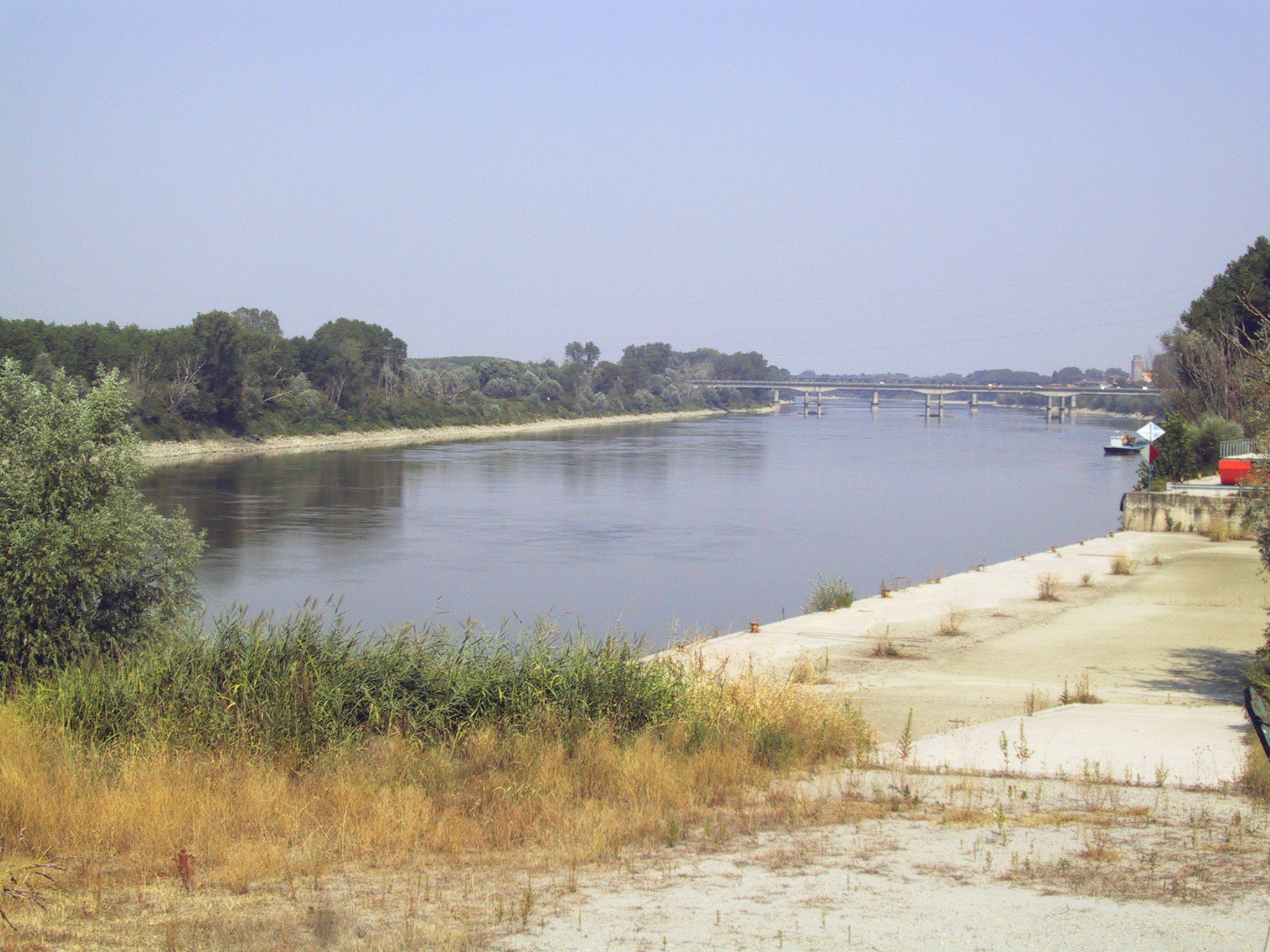 Il fiume Po a Casalmaggiore, Parco Regionale Golena del Po