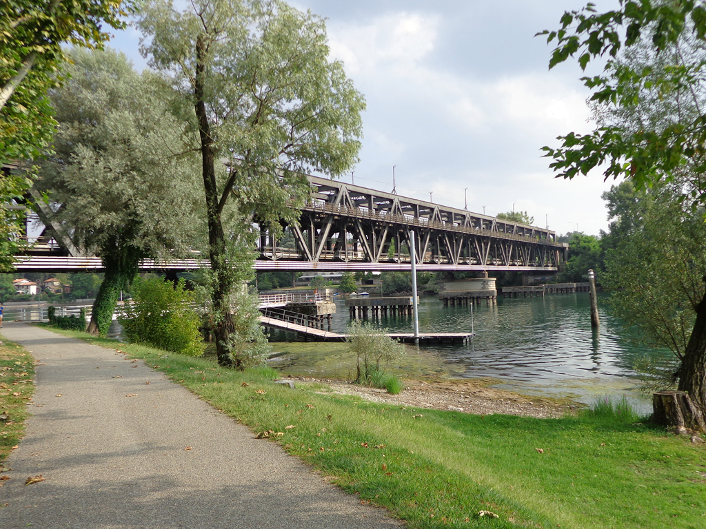 Ponte sul Ticino a Sesto Calende, Parco Lombardo della Valle del Ticino