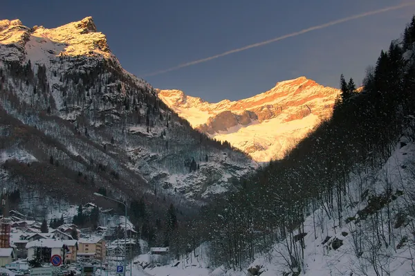 Alagna Valsesia e il Monte Rosa