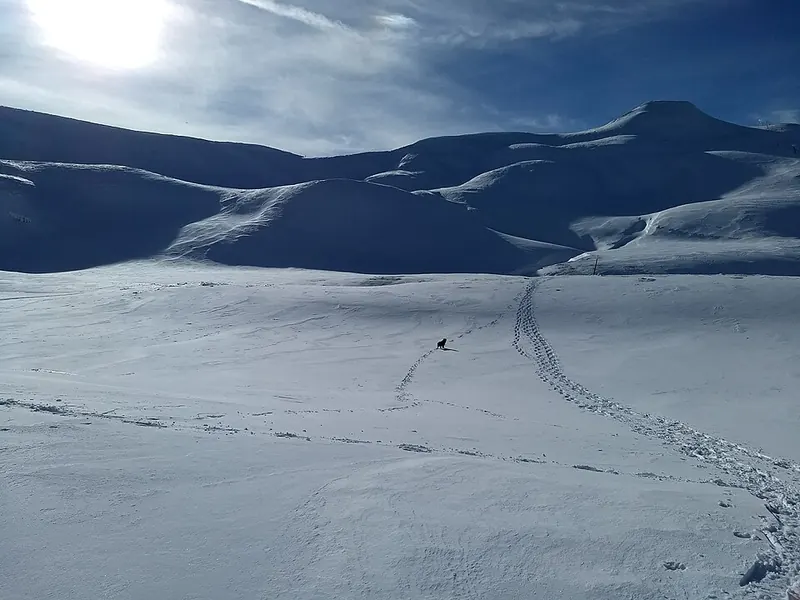 Corno alle Scale in inverno