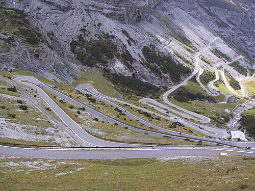 Tornanti del Passo dello Stelvio