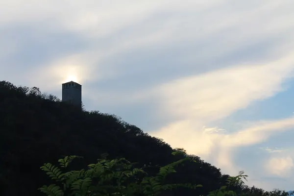 Torre di Buccione al tramonto