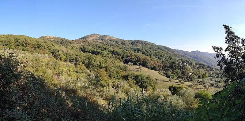 Panorama sulla Calvana da Vaiano