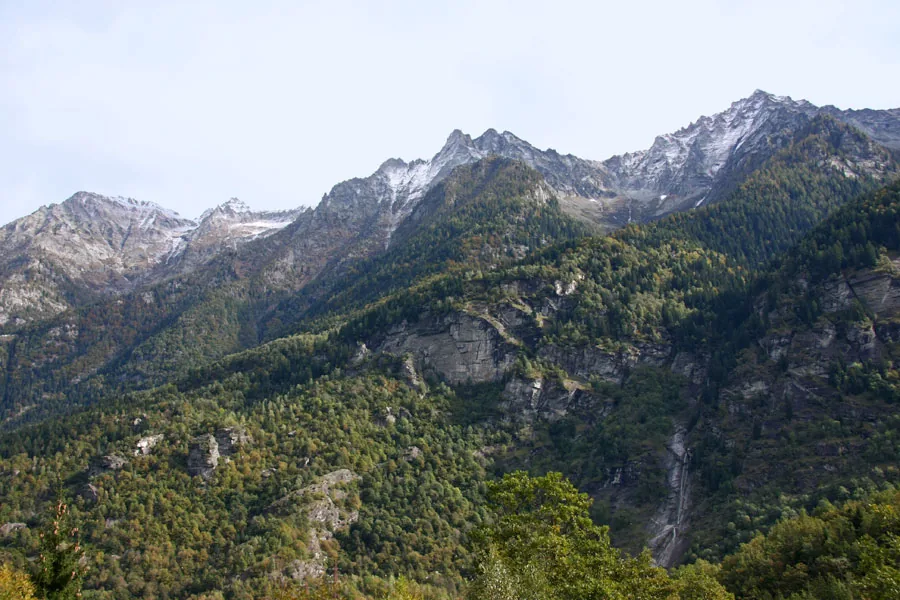 Panorama della Valle Antigorio verso Premia