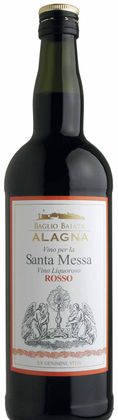 Bottiglia Vino per la Santa Messa Baglio Baiata Alagna