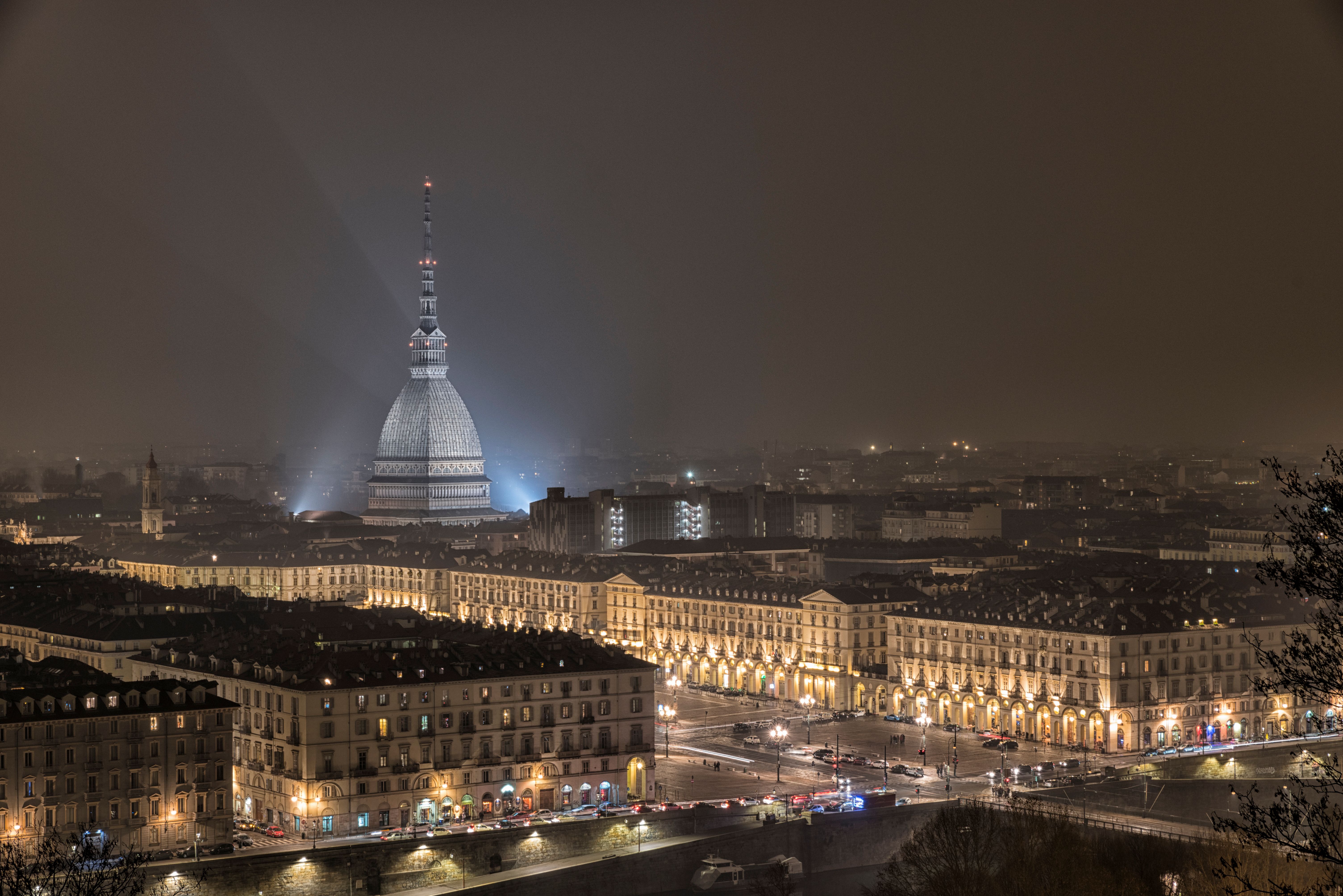 Torino nella nebbia